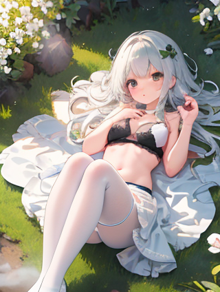 夜色之眸：黑色系背景中的少女之美