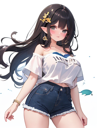 蓝色与多彩世界的和谐搭配