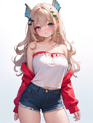 短裤卷边好看还是直边好看呢女